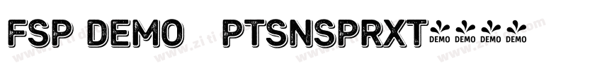 FSP DEMO   PTSnsPrxt字体转换